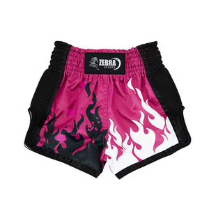 กางเกง MMA แบบต่อสู้ทำจากโพลีเอสเตอร์100% ออกแบบโลโก้ได้ตามต้องการสำหรับใช้ในยิมมวยไทย - Product Image 6