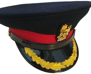 ขายส่งโลโก้ความต้องการที่ปรับแต่งได้ขนสัตว์ 100% ทําด้วยมือปักหมวกพนักงานอังกฤษ - Product Image 1