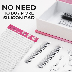 Fans de Promade ultra-rapides 3D-16D faits à la main tige pointue Curl C CC D L M Xl Premade faits à la main 300 500 1000 Fans cils en vrac - Product Image 5