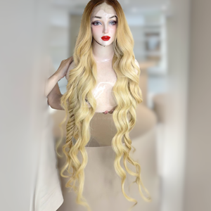 วิกผมลอน613สีบลอนด์ผมมนุษย์ทำจากผมจริงจากเวียดนาม - Product Image 3