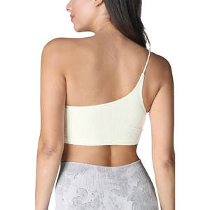 บราไหล่ข้างเดียวปรับแต่งได้ดีไซน์ใหม่สปอร์ตบราระบายอากาศได้มีโครงแบบยืดได้และออกแบบเทคนิคการซัก - Product Image 2