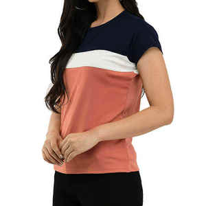 เสื้อยืดสตรีคอกลมแขนสั้นระบายอากาศ - Product Image 3