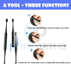 Meilleur matériau de haute qualité en acier inoxydable outils de sélection d'oreille nettoyage d'oreille ensemble de retrait de cire d'oreille par KAHLU ORTHOPEDIC - Product Image 4