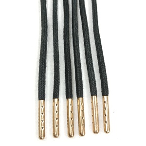 Custom High-quality 3mm Round Waxed Cotton Shoelaces for Hiking <b>Boots</b> Oxford <b>Leather</b> Footwear Waterproof 1 Pair - Product Image 5