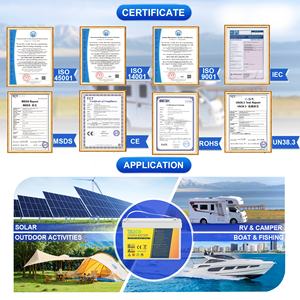 Batería personalizada 12V LiFePO4 12V 100ah 120Ah 150Ah 200Ah 250Ah RV solar 200Ah batería de iones de litio con BT - Product Image 2