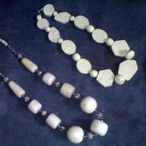 งานฝีมือพิเศษลูกปัดขนาดใหญ่สร้อยคอเรซินแตกสีแดงเครื่องประดับทำด้วยมือ100G - Product Image 1