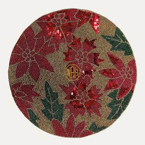 Beaded <b>Placemats</b> Fine Craft Round Cotton Table Mat Handmade Embroidered Factory Exporter Bulk Wholesale Indian Decor Supplier - Product Image 5