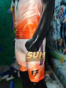 Uniforme de football américain 7 contre 7 personnalisé pour enfants, respirant et imprimé, OEM |   Maillot et short d'équipe - Product Image 5