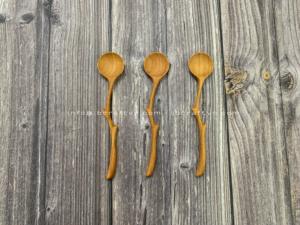 The Best Selling Natural <b>Wooden</b> <b>Spoon</b> Tea <b>Spoon</b> High Quality Handicrafts Cheapest Online Made in Vietnam - Product Image 2