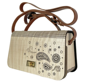 Nuevo bolso de mano de resina de tendencia de madera de alta calidad, bolso de mano para mujer, bolso de joyería de India - Product Image 1