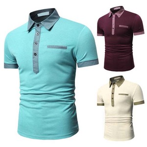 Polos de calidad superior de color sólido para hombres, ropa de calle, estilo de algodón transpirable, más Suze, Polo de verano para hombres - Product Image 6