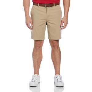 Pantalones cortos de golf de tela transpirable diseñados para favorecer la movilidad atlética, que ofrecen comodidad durante todo el día, especialmente adecuados como pantalones cortos para hombres. - Product Image 1