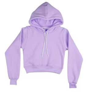 Fabricants de vêtements sweats à capuche courts pour femmes sweat-shirt à impression personnalisée sweat-shirt à capuche court pour femme surdimensionné - Product Image 6