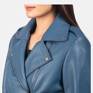 แจ็กเก็ตหนังผู้หญิงน้ำหนักเบา, แจ็คเก็ตหนังระบายอากาศป้องกันริ้วรอยกันน้ำเป็นมิตรกับสิ่งแวดล้อม - Product Image 2