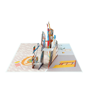 Venta al por mayor 3D Pop-up 'Super Mom' Tarjeta de felicitación Nuevo diseño Artesanía de papel Artesanía con sobre Impresión offset Regalo del Día de la madre - Product Image 1