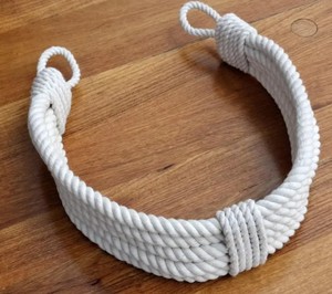 Sujetador de Cortina de Cuerda de Algodón Grueso Blanco: Decoración Boho para Ventanas - Product Image 2