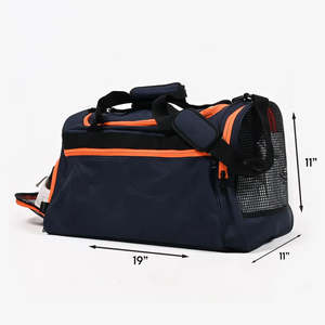 Vintage Style <b>Leather</b> Duffle <b>Bag</b> for <b>Men</b> and Women Fashionable Overnight Gym and <b>Travel</b> <b>Bag</b> with Adjustable Strap Side Pockets - Product Image 3