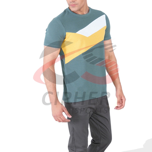 เสื้อยืดผ้าฝ้ายไม้ไผ่สำหรับผู้ชาย, เสื้อฮิปฮอปแขนสั้นน้ำหนักมากเสื้อยืดธรรมดาเสื้อยืดผ้าฝ้ายอ่อนนุ่มระบายอากาศได้ดีและความชื้น - Product Image 2