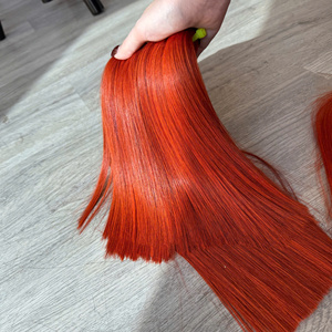 Cabello Virgen Marrón Miel para Lace Front, Largo, HD, Doble Trama, Paquetes Vietnamitas, 250% de Densidad, Opciones Multicolor Rojizo - Product Image 1