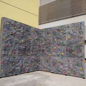 Mur d'escalade modulaire unique en fibre de verre 4x4 pour intérieur/extérieur, durable, pour parcs d'aventure, enfants, adultes, éducatif, garderies et usage domestique - Product Image 1