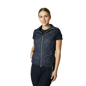 Chaleco acolchado sin mangas para mujer de alta calidad | Chaleco de equitación a prueba de viento con bolsillos con cremallera | Pedidos a granel de diseño personalizado - Product Image 3