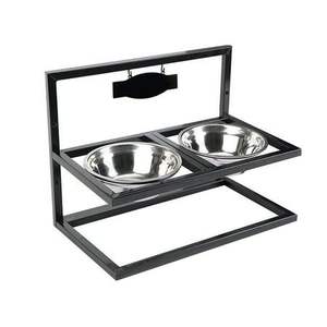 Comedero para Perros de Acero Inoxidable de Alta Capacidad con Soporte Elevado Extraíble para Múltiples Perros o Sesiones de Alimentación de Razas Grandes - Product Image 4