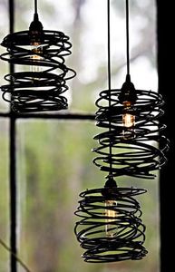 Modern Industrial Pendant Light Fixture Metal Hanging <b>Lamp</b> Energy Saving Customizable Size Pendant Lighting for Living Room - Product Image 3