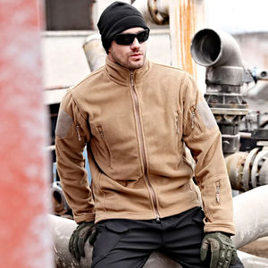 Jacket for <b>Men</b> 2024 New Fleece Camo Coat Outdoor Warm Windbreaker Inner Layer High Quality - Product Image 5