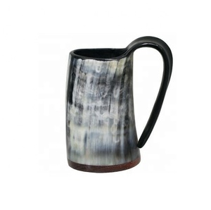 Jarra Vikinga de Cuerno de Búfalo, Ecológica, Hecha a Mano, de Inspiración Medieval, Pulida, Auténtica, para Navidad o Cumpleaños - Product Image 4