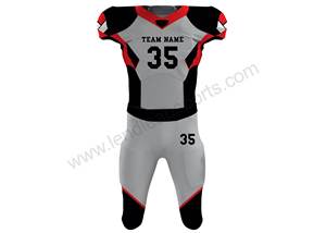 Uniforme de football américain de haute qualité en gros uniforme de football américain imprimé par sublimation sur mesure - Product Image 6