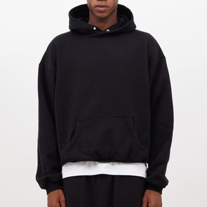 Custom Embroidery Hoodie <b>Men</b> Oversized Puff Print Heavyweight Cotton Unisex Blank Streetwear Loose Fit Hoodies - Product Image 6