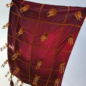 Entrée de mariée Phoolon ki Chaddar avec Kaleeera traditionnel indien Punjabi mariage mariée entrée velours tissu indien Kaleera - Product Image 1