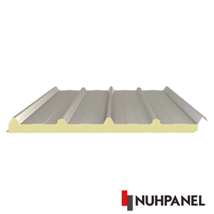 Panel Sándwich para Montaje Solar en Techo, Panel de Techo Aislado PIR de 5 Nervaduras, 1000 mm de Ancho, Resistente al Fuego/Agua, para Cámaras Frigoríficas y Hoteles - Product Image 3