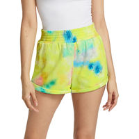 Shorts de sport pour femmes, taille mi-haute, tissés, fermeture à cordon, doux, athlétique, course à pied, respirant, séchage rapide