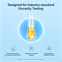 Testeur de viscosité cinématique automatique YX-760Y pour le pétrole, les huiles, les lubrifiants, les tests en laboratoire avec garantie d'un an