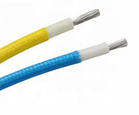 Cable de Silicona Flexible Trenzado con Fibra de Vidrio Resistente a Altas Temperaturas