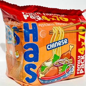Nouilles instantanées frites DEM HAS saveur chinoise, pack familial 4x70g, temps de cuisson de 3 minutes, certifiées HACCP/HALAL - Product Image 3