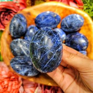 Alta calidad Premium calidad cuarzo ágata sodalita cristal Palma piedra Feng Shui estilo Hada Chakra pulido piedra preciosa disponible - Product Image 2