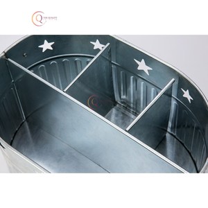 Fantásticos utensilios decorativos y soporte para cubiertos para el hogar y el Hotel, herramienta de carrito galvanizada hecha a mano, organizador de almacenamiento de utensilios de cocina - Product Image 6