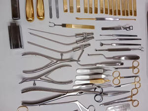 Juego de instrumentos quirúrgicos de nariz alemana, acero inoxidable, 50 Uds., fuente de alimentación Manual, aprobado por CE ISO, cirugía plástica de rinoplastia usada - Product Image 4