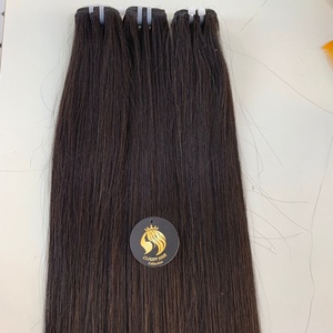 Extensions de cheveux humains 100% vierges Remy bruts, double trame, en lots, styles bouclés brésiliens et lisses, 100g, pour femmes noires - Product Image 6