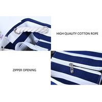 Sac fourre-tout en toile de coton robuste pour sac à bandoulière latéral à la mode pour femmes avec poignée en corde torsadée prix abordable