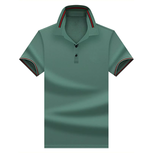 2025 Nueva alta calidad cómodo transpirable verano hombres moda Casual lujo 3D bordado punto humedad para camisa - Product Image 6