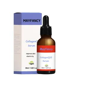 Kollajen Q10 Anti Aging cilt bakımı serumu maddeler kadın cilt bakım ürünleri kuru sıvı doğal OEM özel etiket 1.06oz 30ml