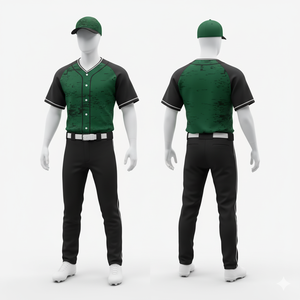 Ensembles d'uniformes de baseball par sublimation, design professionnel, respirant, séchage rapide, tissu 100% polyester - Product Image 4