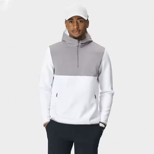 Personnalisé Haute Qualité Étanche Sport Lumière Stretcher 1/4 Zip Polyester Golf Performance Pull À Capuche Hommes - Product Image 1