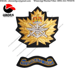 <span class=keywords><strong>Norfolk</strong></span> Regiment Gold Wire Bullion Patch Blazers Durable 3D Bordado Coser Pin de metal Insignia Accesorio magnético alto para - Product Image 3