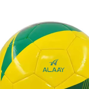Balón de fútbol de PVC con logotipo personalizado de Alaay, tamaño estándar de fútbol cosido a máquina de alta calidad para premios de fábrica - Product Image 5