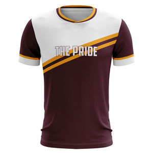 Men's Customized Logo Printed Breathable Anti-Bacterial Rugby Uniform Quick-Dry Sweat Wicking Sportswear 100% Polyester Football - Product Image 1