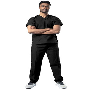 Venta al por mayor personalizados de los hombres con cuello en V conjuntos de uniformes de hospital médico enfermera Scrub - Product Image 4